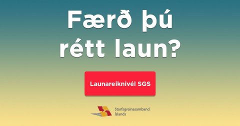 Færð þú rétt laun? - Launareiknivél fyrir félagsmenn
