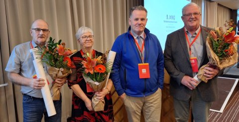 F.v. Björn, Signý, Vilhjálmur Birgisson, formaður SGS og Kolbeinn.