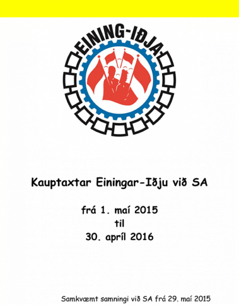 Nýr samningur og kauptaxti