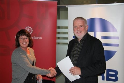 Elín, formaður BSRB, og Gylfi, forseti ASÍ