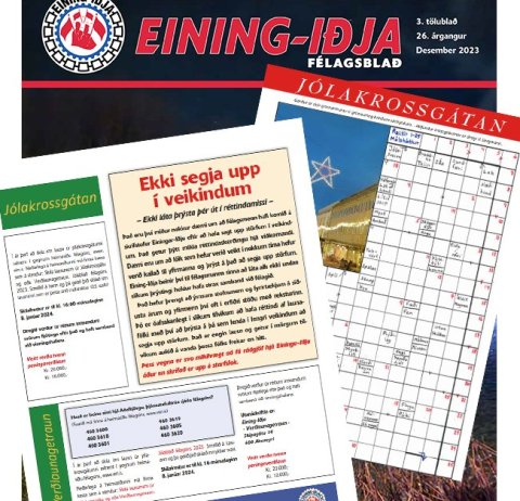 Vinningshafar úr jólablaði Einingar-Iðju