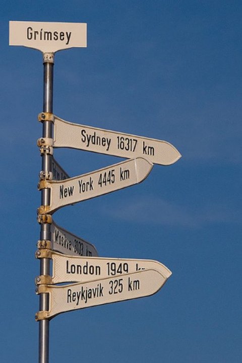 Vinnustaðaheimsóknir og fundur í Grímsey