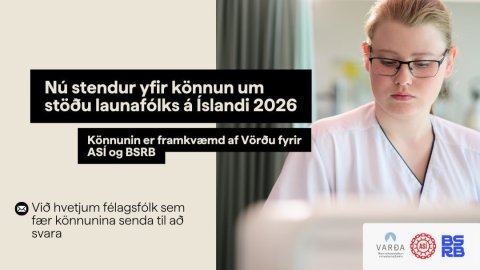 Staða launafólks á Íslandi 2026 - könnun Vörðu