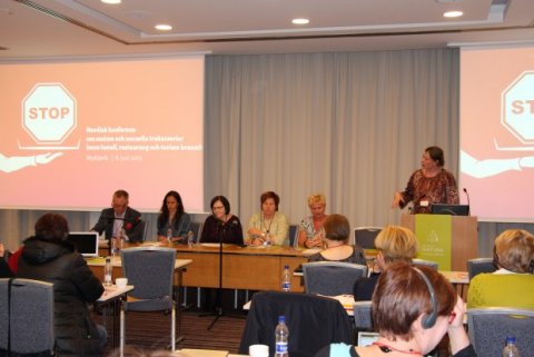 Frá pallborðsumræðum á ráðstefnunni í gær