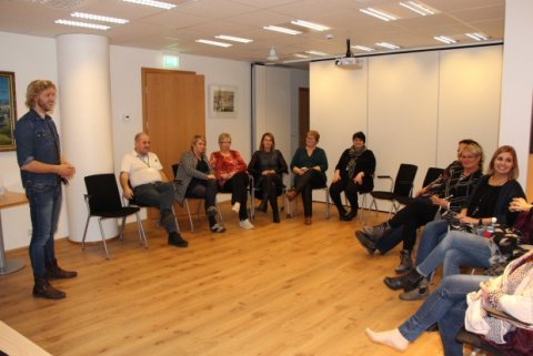 Allir rólegir í upphafi námskeiðs