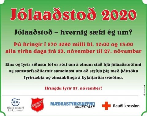 Jólaaðstoðin 2020 í Eyjafirði
