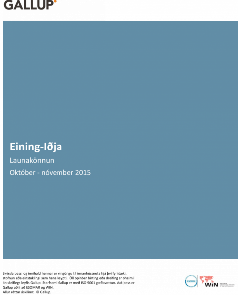 Niðurstöður nýrrar Gallup könnunar komnar á netið