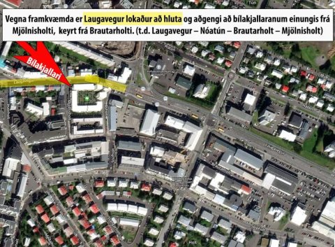 Ásholt - Breytt aðkoma að bílakjallara