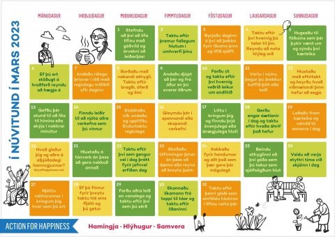 VelVIRK - Virknidagatal fyrir mars