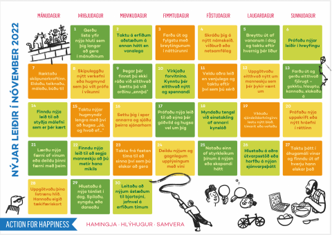 VelVIRK - Virknidagatal fyrir nóvember