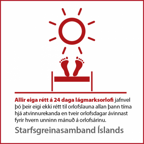 Þemamánuður SGS - orlofsréttur