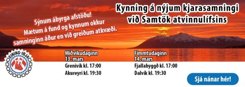 Nýr samningur við SA - Fjórir kynningarfundir