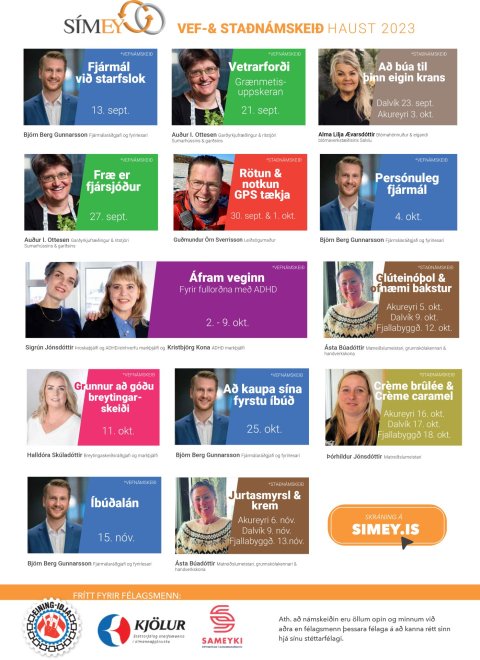 SÍMEY - námsframboð á haustönn