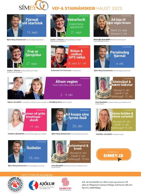 SÍMEY - námsframboð á haustönn