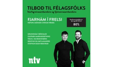 Tilboð um námsleiðir hjá NTV