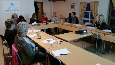 Starfmenn á námskeiði