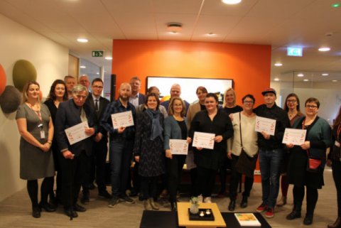 Styrkir VIRK afhentir