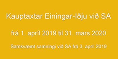 Nýir kauptaxtar komnir á netið fyrir almenna markaðinn