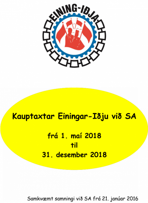 Nýir kauptaxtar - almenni markaðurinn