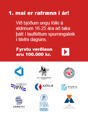 1. maí - Spurningaleikur fyrir 16 til 25 ára