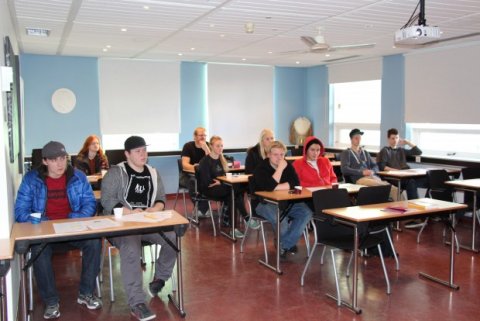 Nemendur frá VMA í heimsókn